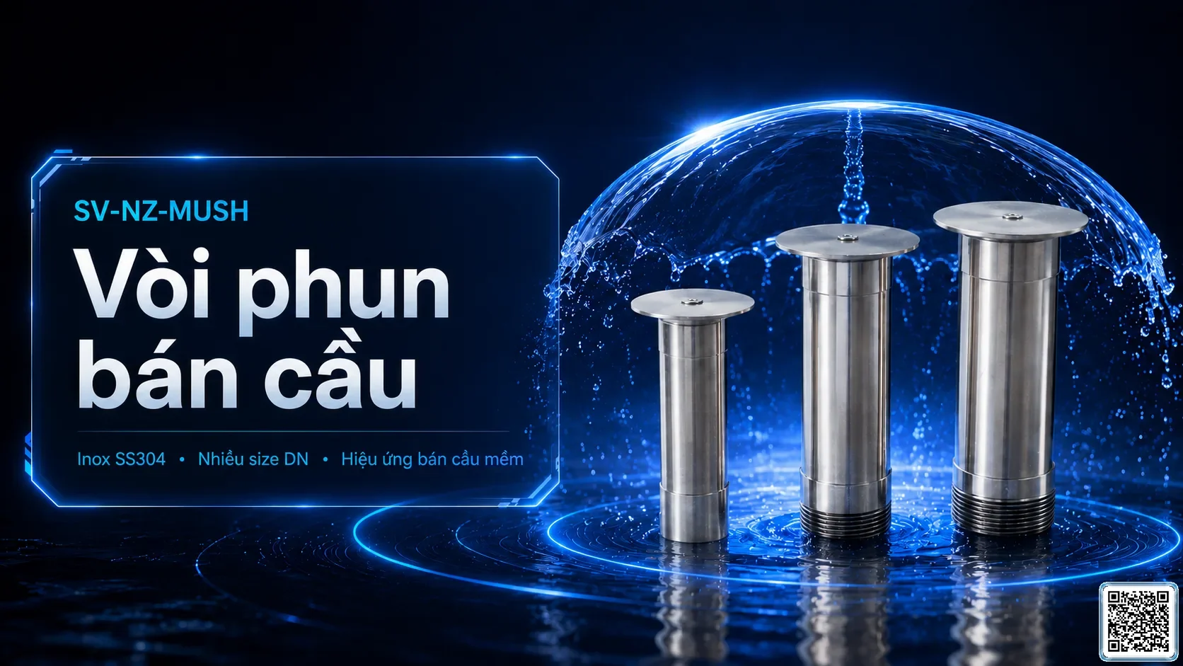 SV-NZ-MUSH SV-NZ-MUSH Mushroom Nozzle Thông số kỹ thuật vòi phun, Catalogue vòi phun nước nghệ thuật