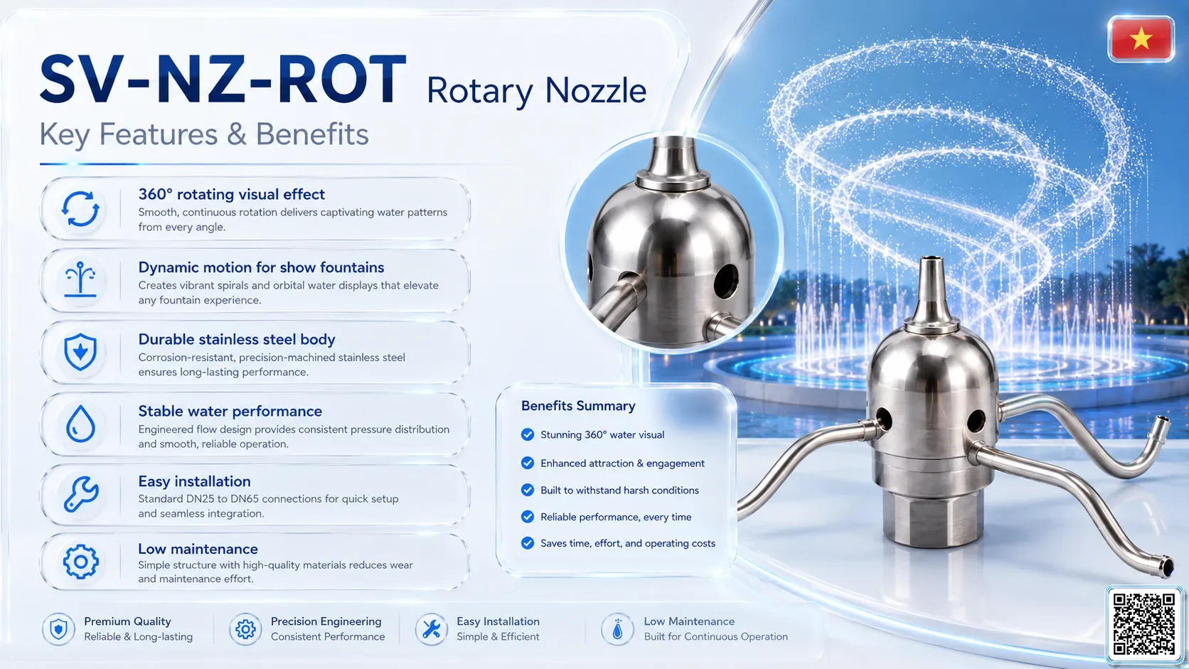 SV-NZ-ROT SV-NZ-ROT Rotary Nozzle Catalogue Nozzle - fountain nozzle - fountain equipments