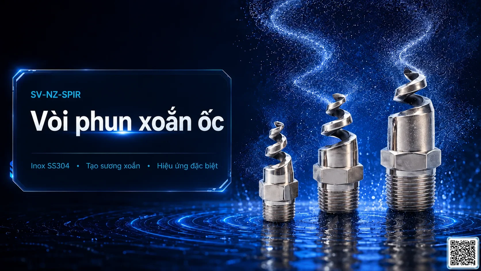 SV-NZ-SPIR Vòi phun xoắn ốc
