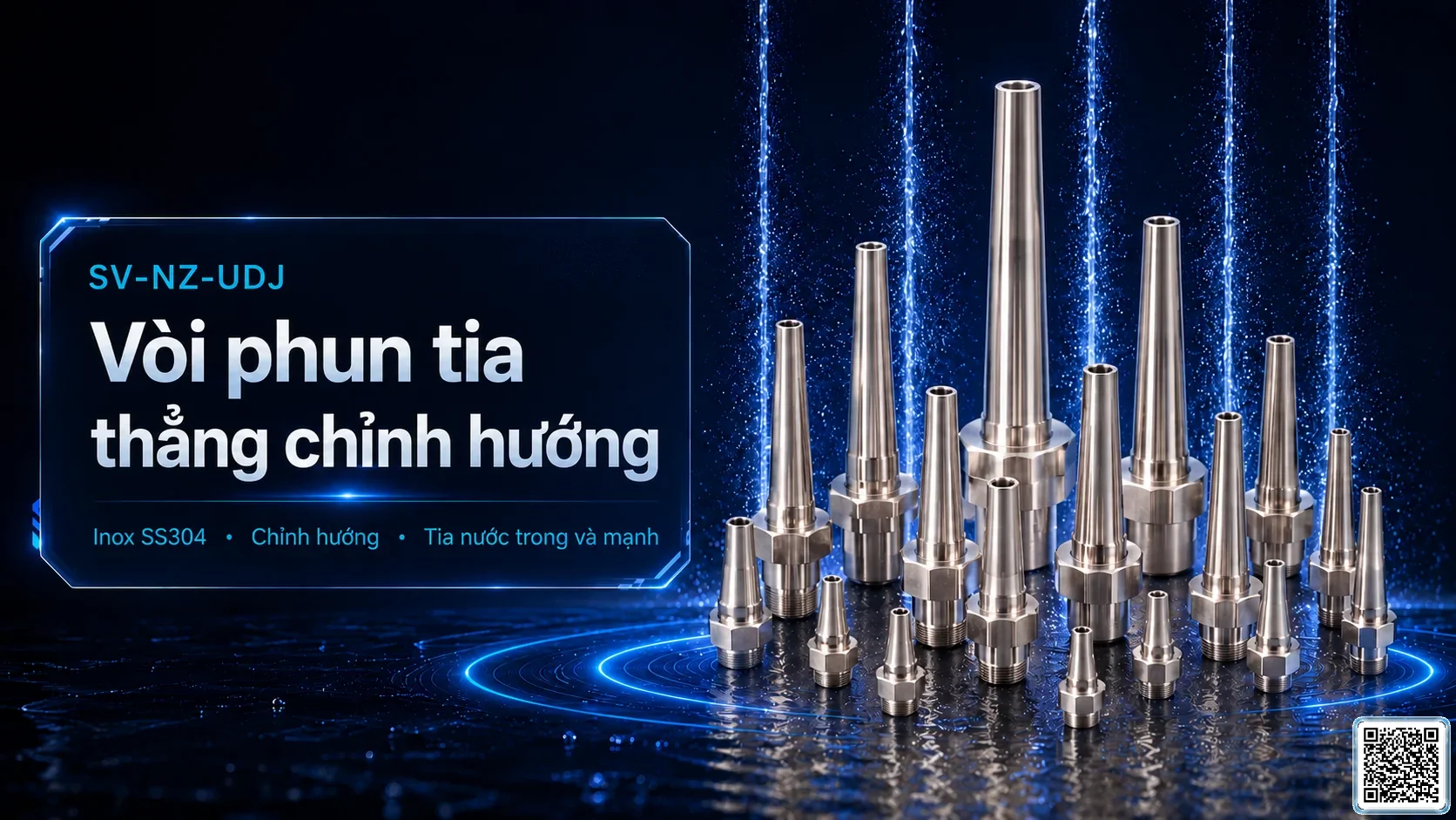SV-NZ-UDJ SV-NZ-UDJ Universal Direct Injection Nozzle Thông số kỹ thuật vòi phun, Catalogue vòi phun nước nghệ thuật SV-NZ-UDJ SV-NZ-UDJ Universal Direct Injection Nozzle Thông số kỹ thuật vòi phun, Catalogue vòi phun nước nghệ thuật