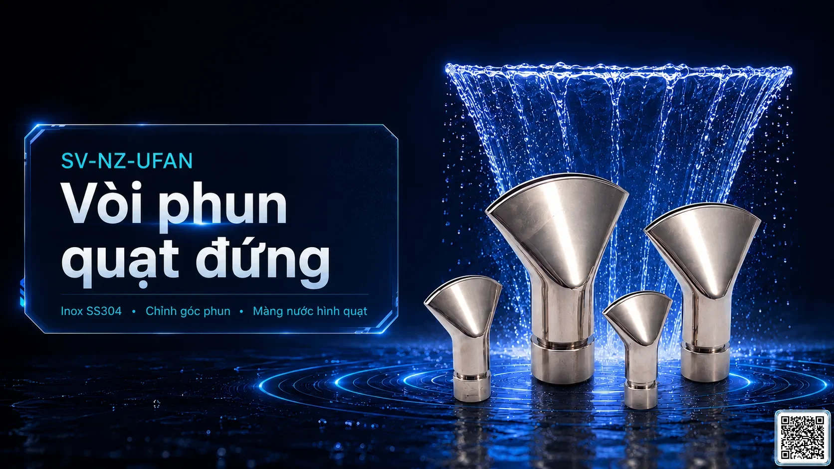 SV-NZ-UFAN SV-NZ-UFAN Upright Fan-Shaped Nozzle Thông số kỹ thuật vòi phun, Catalogue vòi phun nước nghệ thuật SV-NZ-UFAN SV-NZ-UFAN Upright Fan-Shaped Nozzle Thông số kỹ thuật vòi phun, Catalogue vòi phun nước nghệ thuật