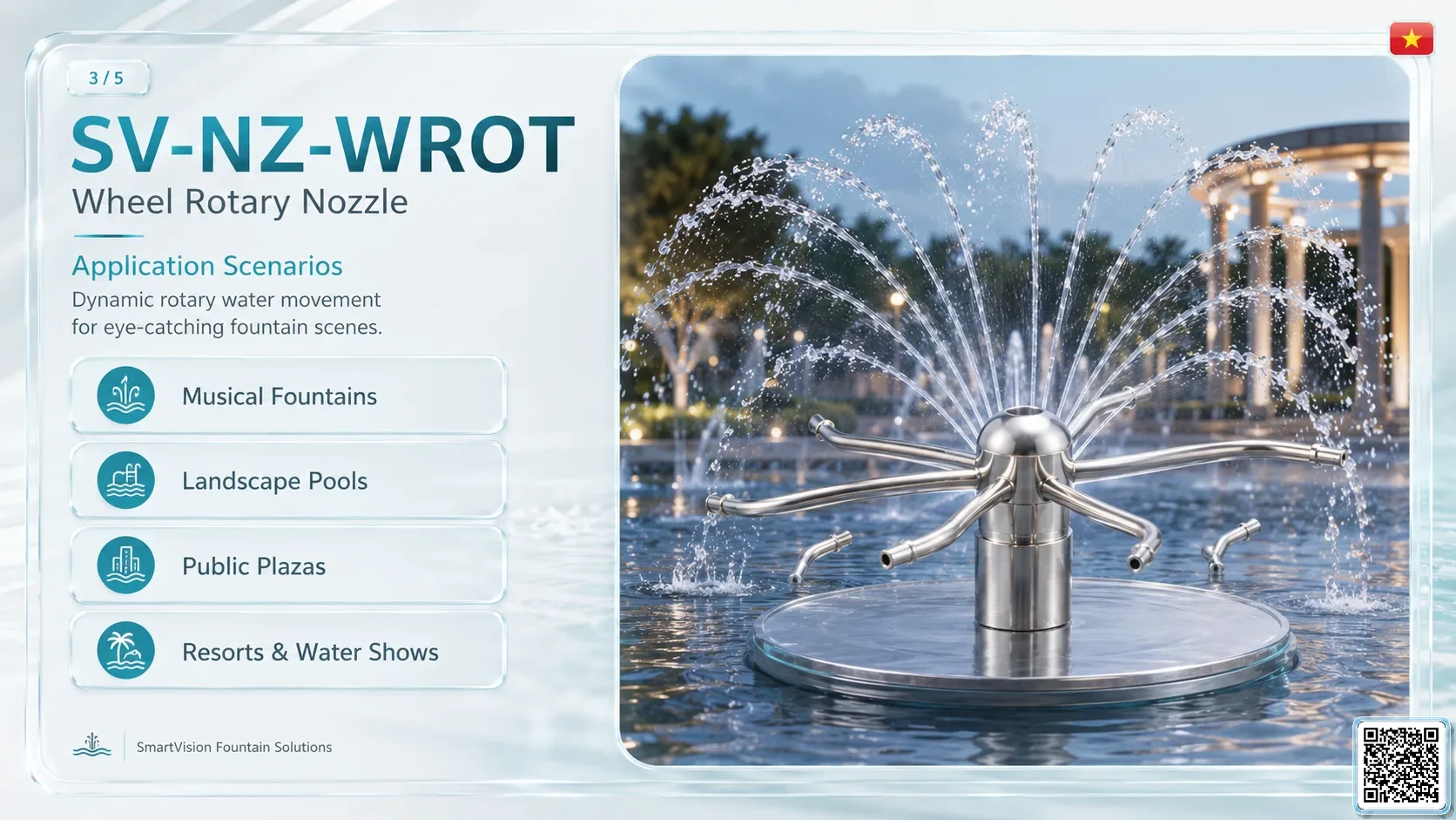 SV-NZ-WROT SV-NZ-WROT Wheel Rotary Nozzle Catalogue Nozzle - fountain nozzle - fountain equipments