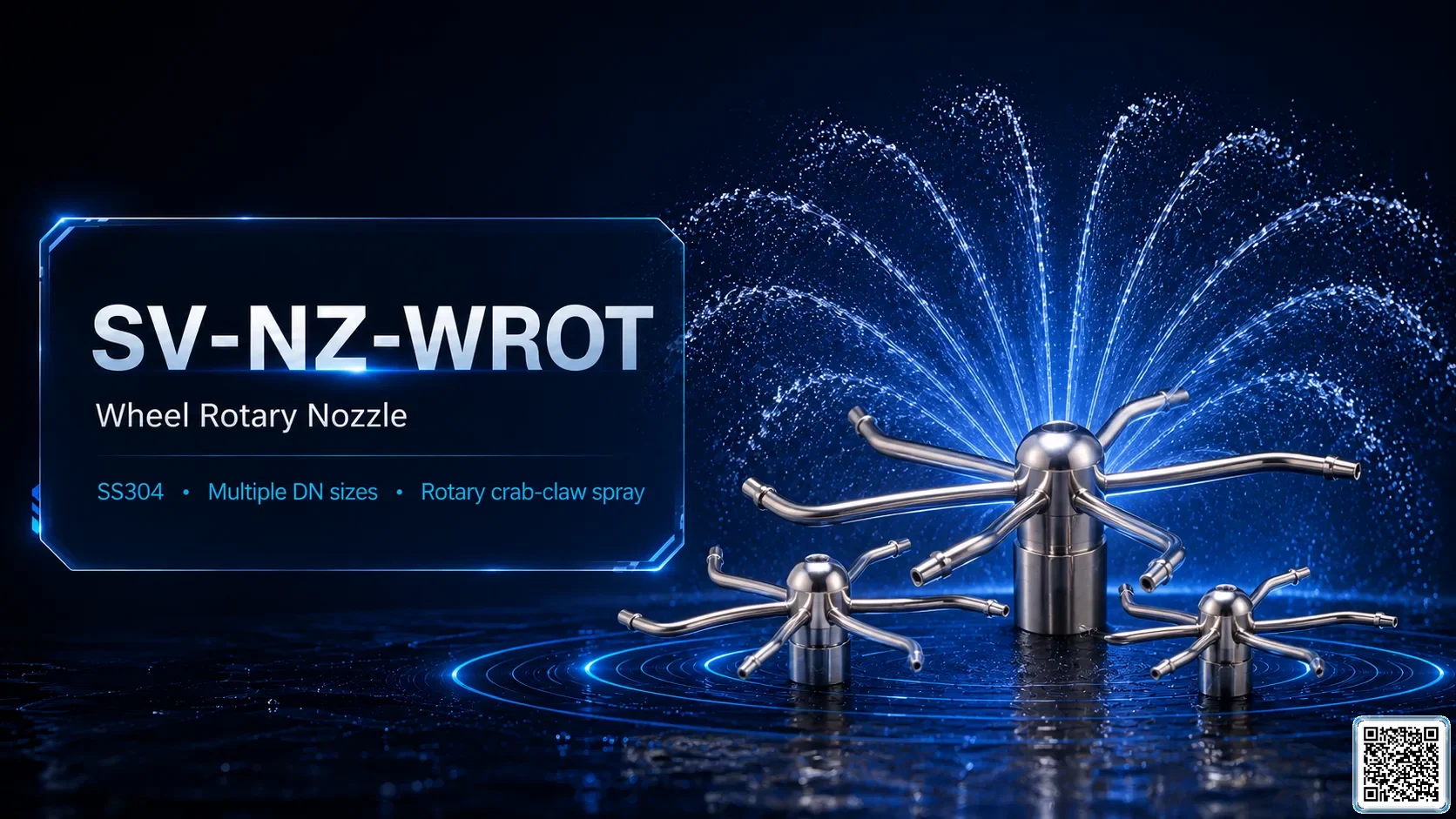 SV-NZ-WROT Wheel Rotary Nozzle