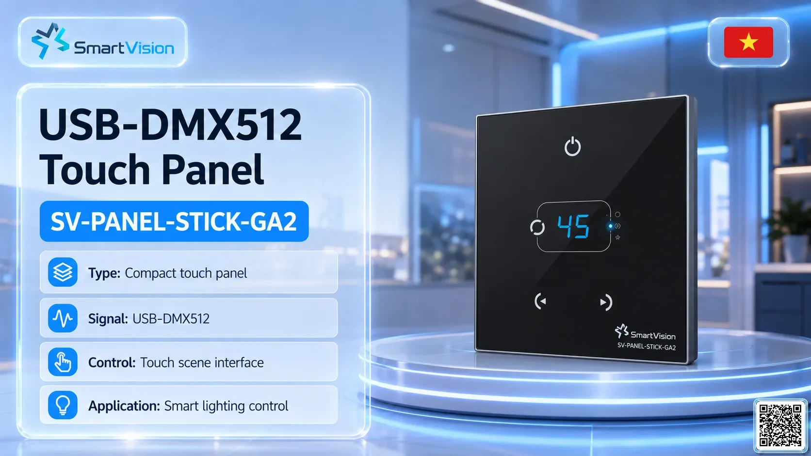 SV-PANEL-STICK-GA2 USB-DMX512 Touch Panel