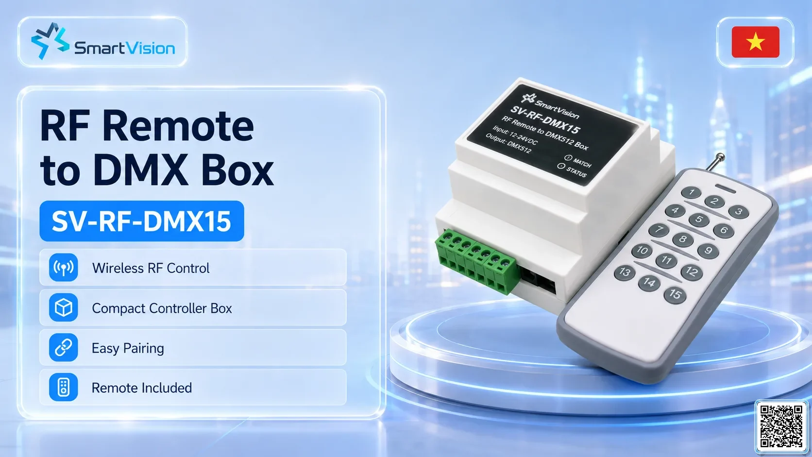 SV-RF-DMX15 Standalone Console Remote Controller