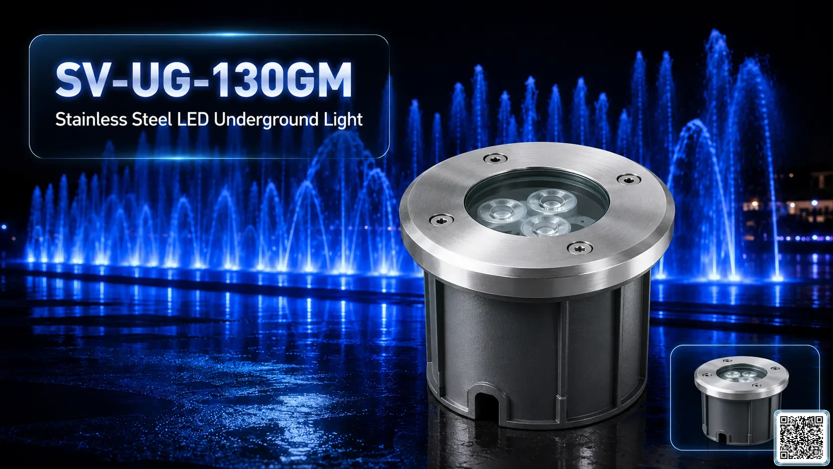 SV-UG-130GM Stainless Steel LED Underground Light