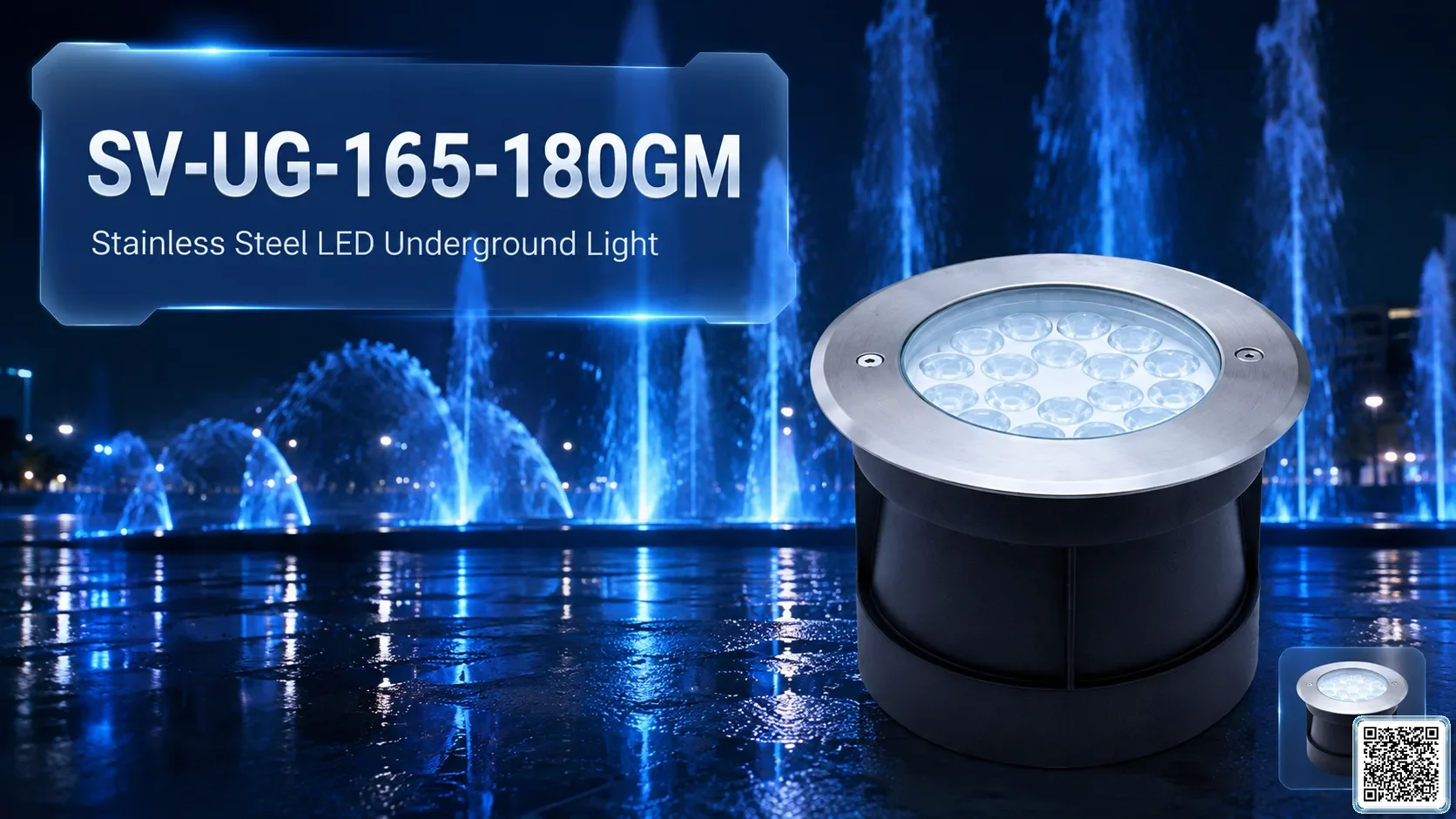 SV-UG-165-180GM Stainless Steel LED Underground Light