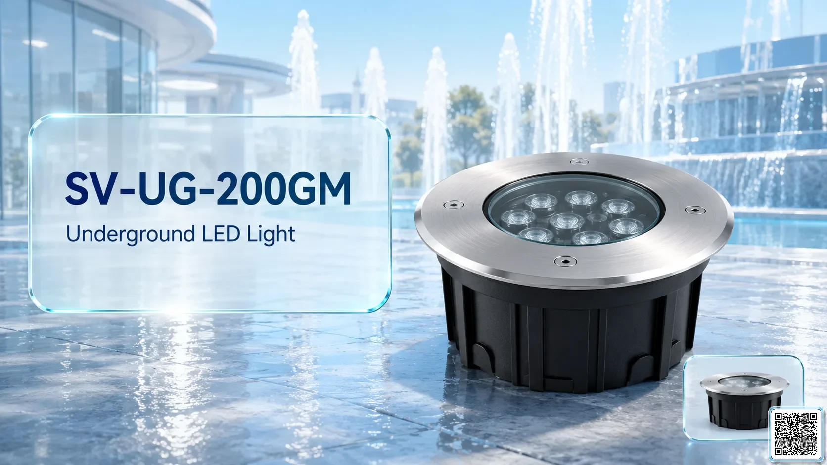 SV-UG-200GM Stainless Steel LED Underground Light