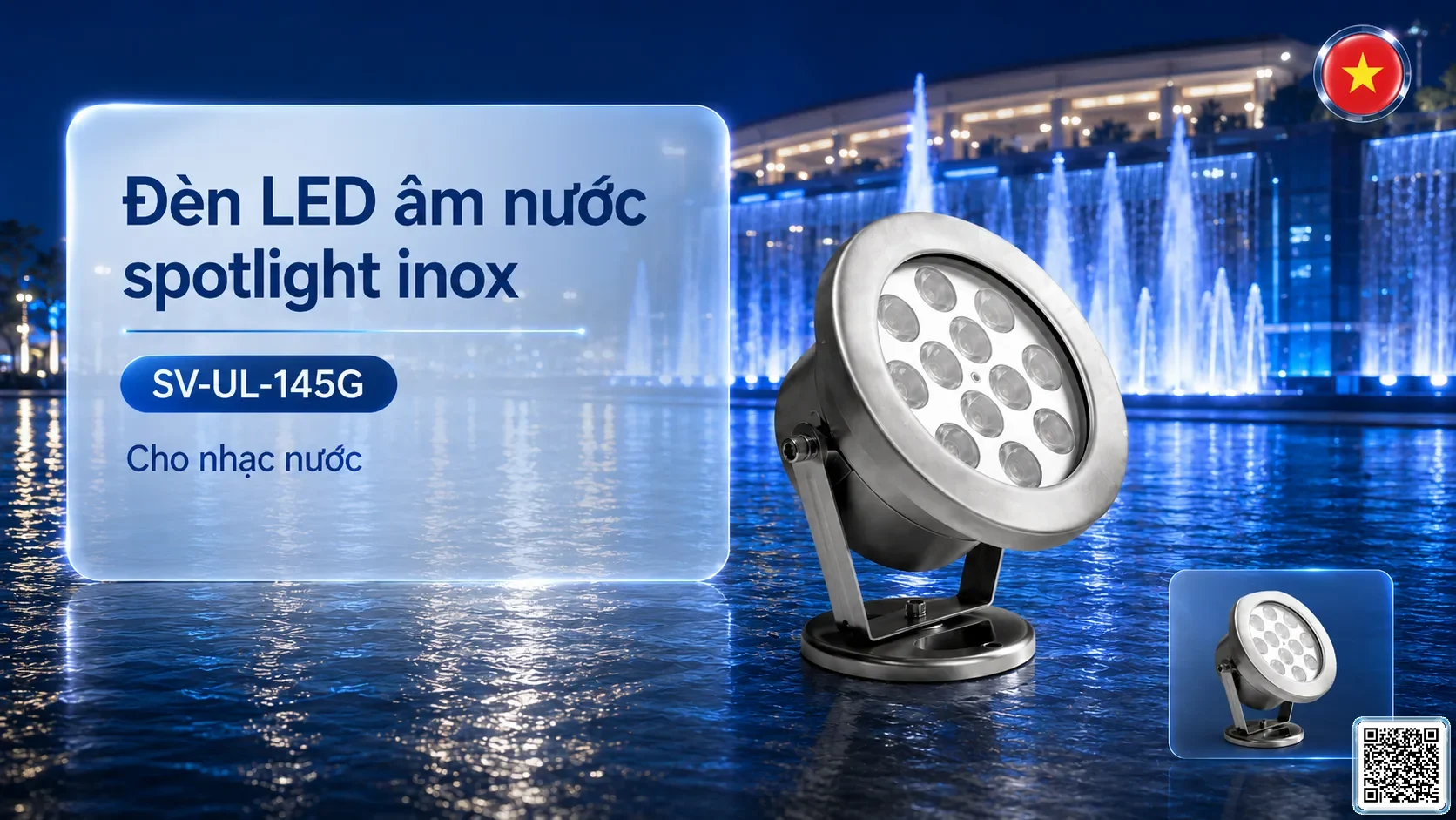 SV-UL-145G Underwater LED Spotlight