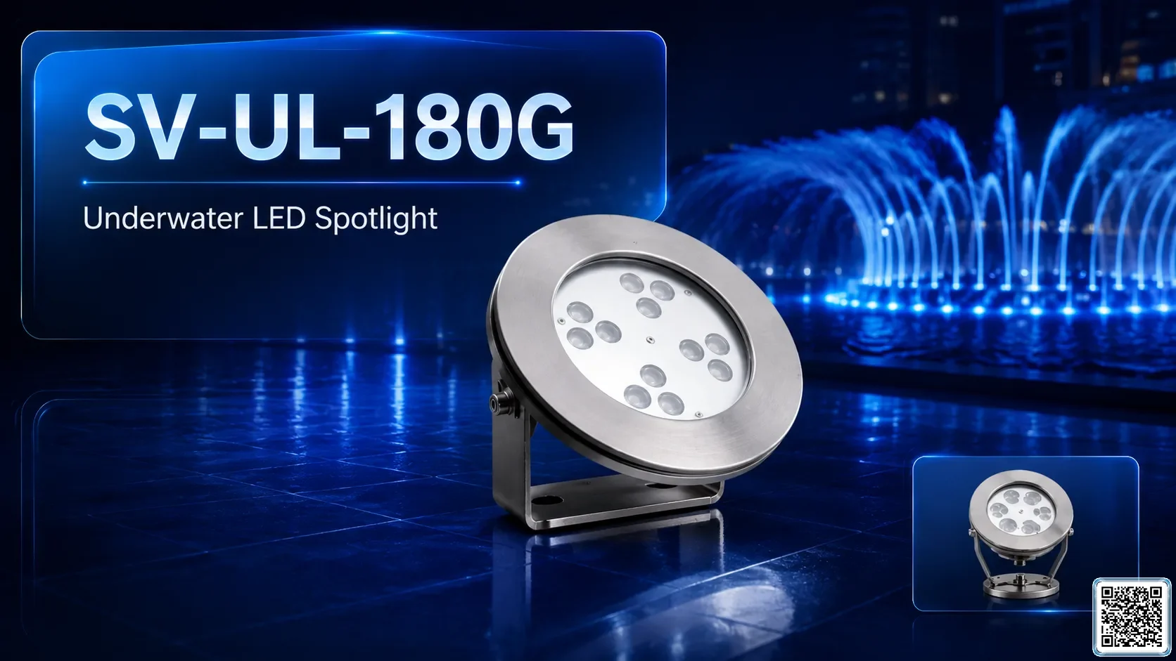 SV-UL-180G Underwater LED Spotlight