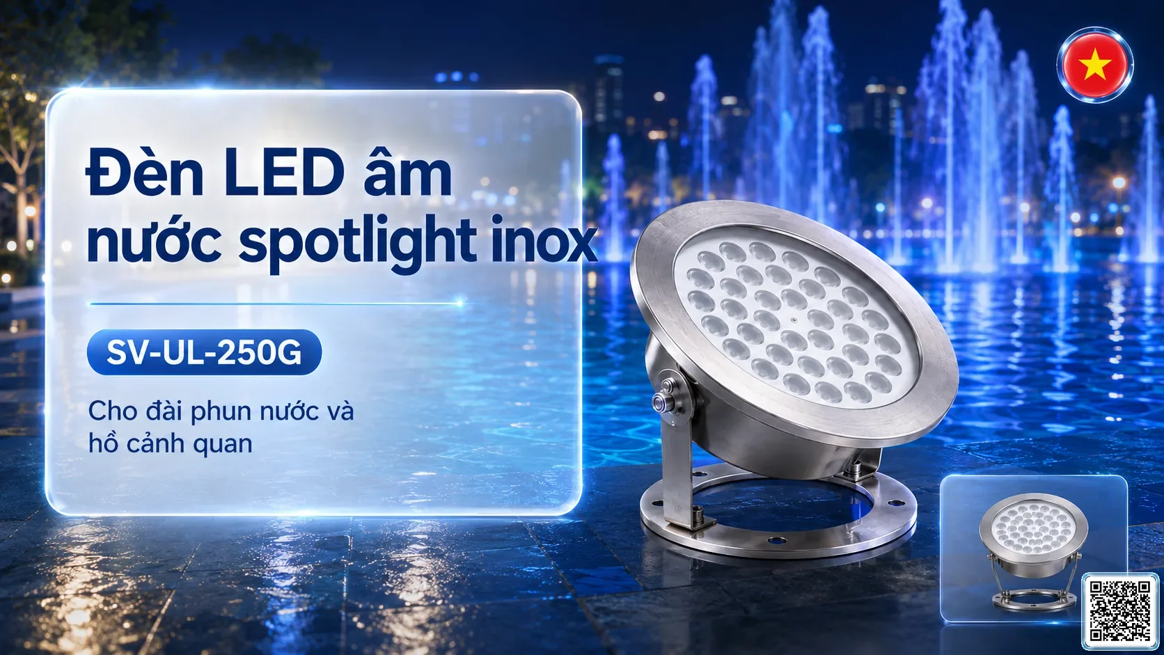 SV-UL-250G Underwater LED Spotlight