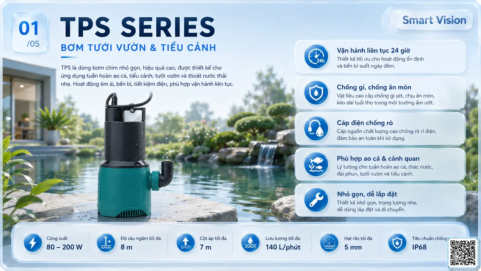 TPS TPS Series Gardening Pumps Catalogue Taiwan Pumps, Bơm Đài Loan nhập khẩu
