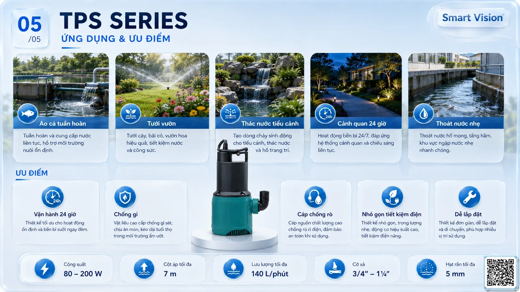 TPS TPS Series Gardening Pumps Catalogue Taiwan Pumps, Bơm Đài Loan nhập khẩu