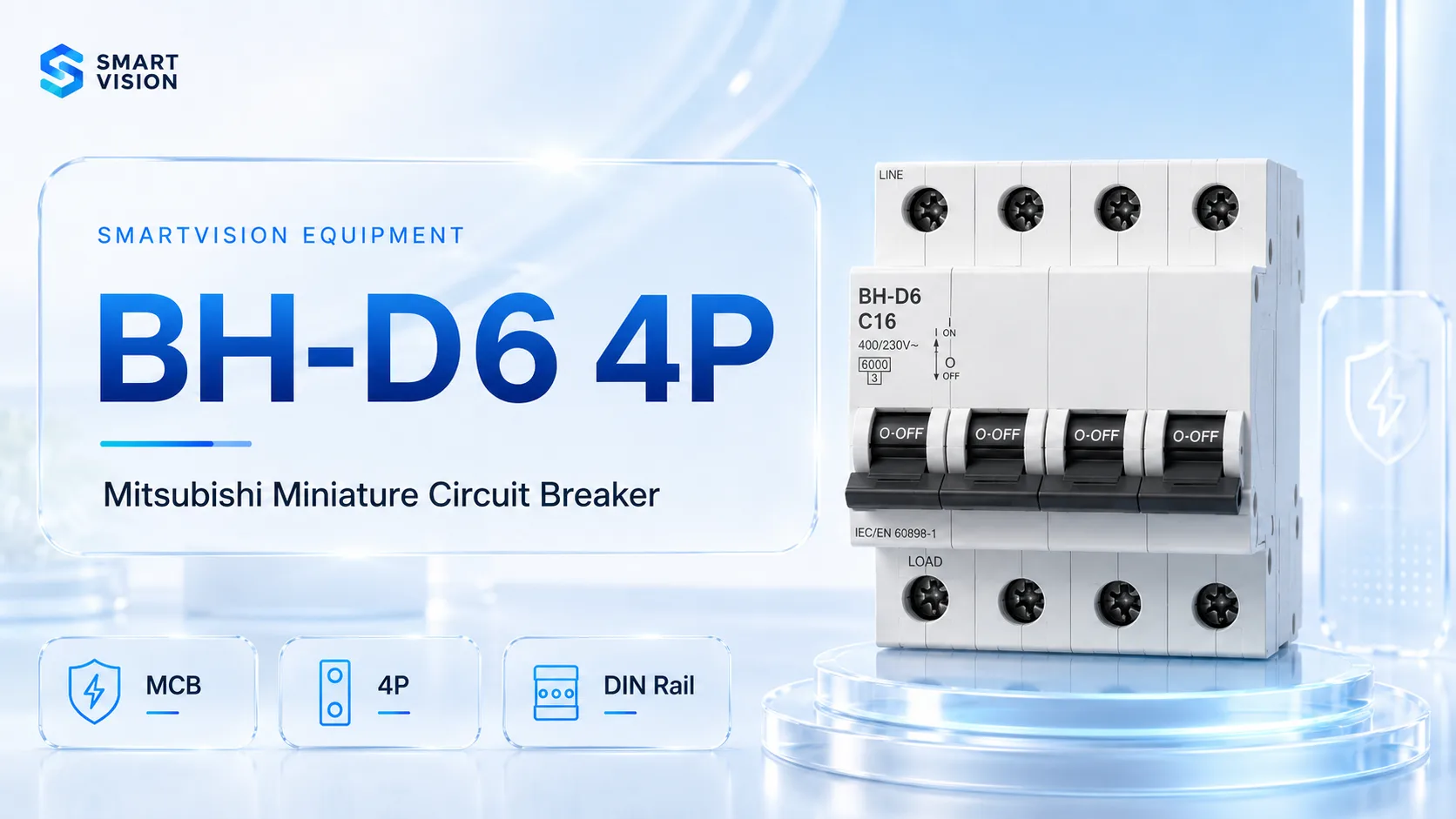 BH-D6-4P Mitsubishi BH-D6 4P MCB Thiết bị điện Mitsubishi BH-D6-4P Mitsubishi BH-D6 4P MCB Thiết bị điện Mitsubishi