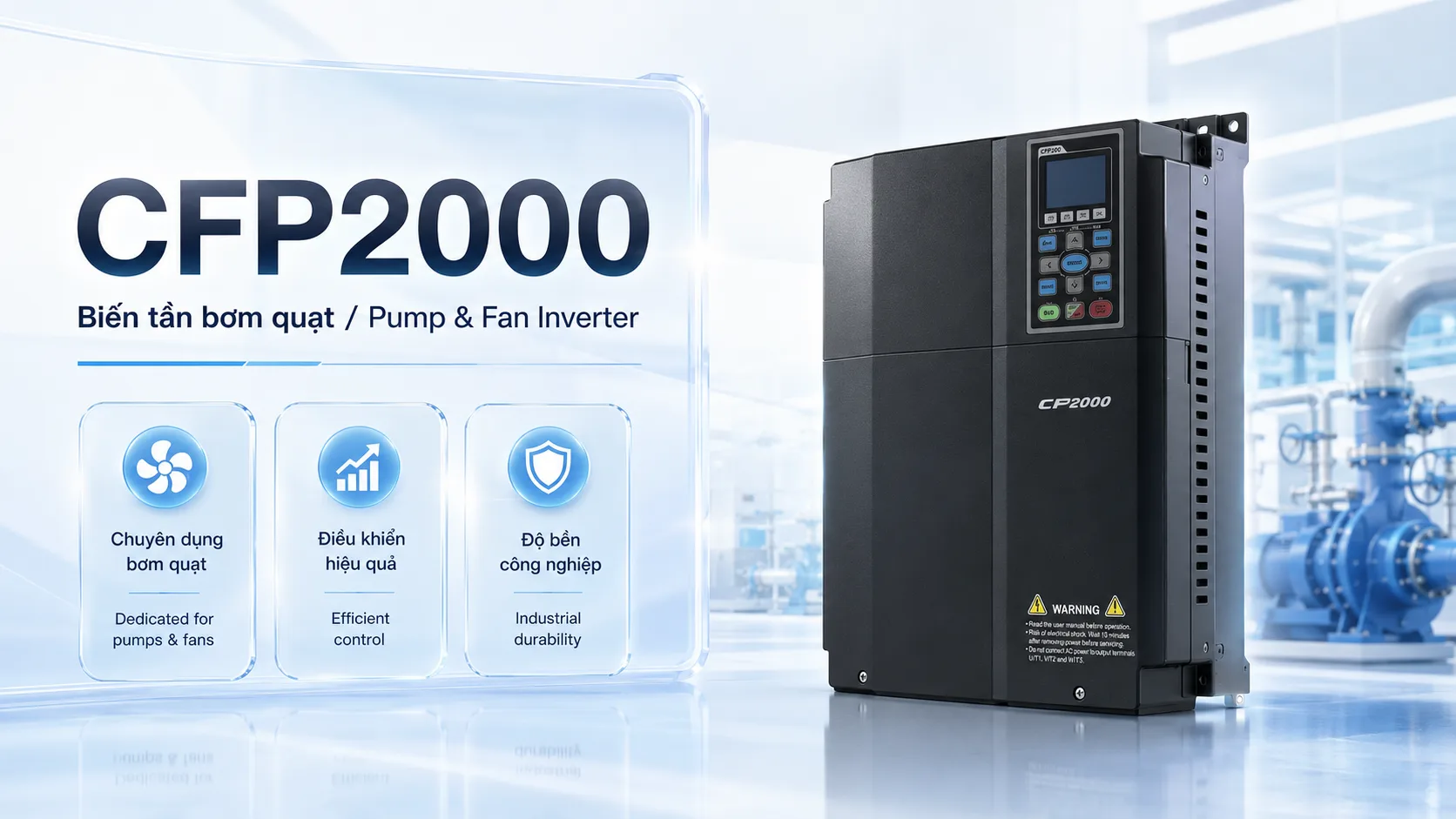 Delta CFP2000 IP55 Pump and Fan Drive