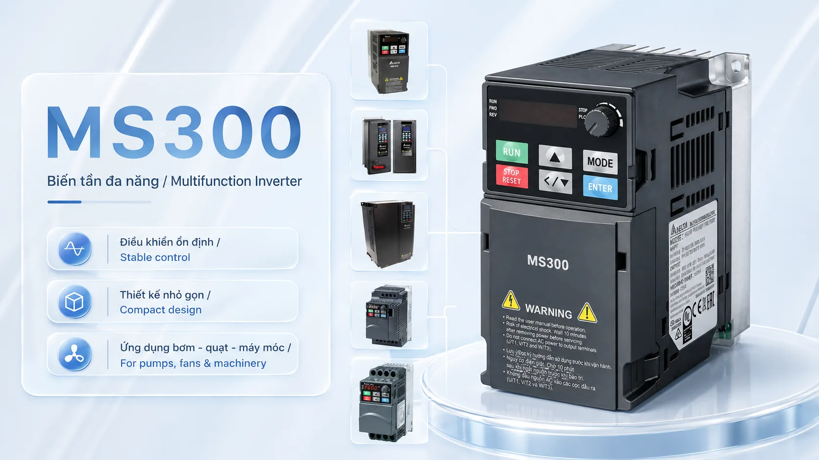 Delta MS300 Variable Frequency Drive