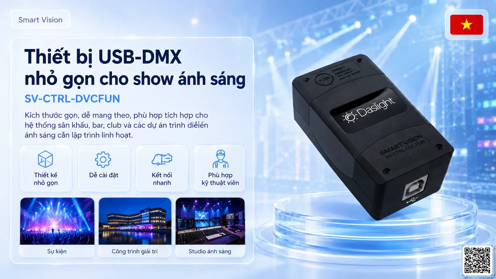 SV-CTRL-DVCFUN SV-CTRL-DVCFUN USB-DMX512 Software Console Bộ điều khiển DMX, Nhạc nước DMX, Đèn DMX, Bơm DMX, hệ thống ánh sáng DMX