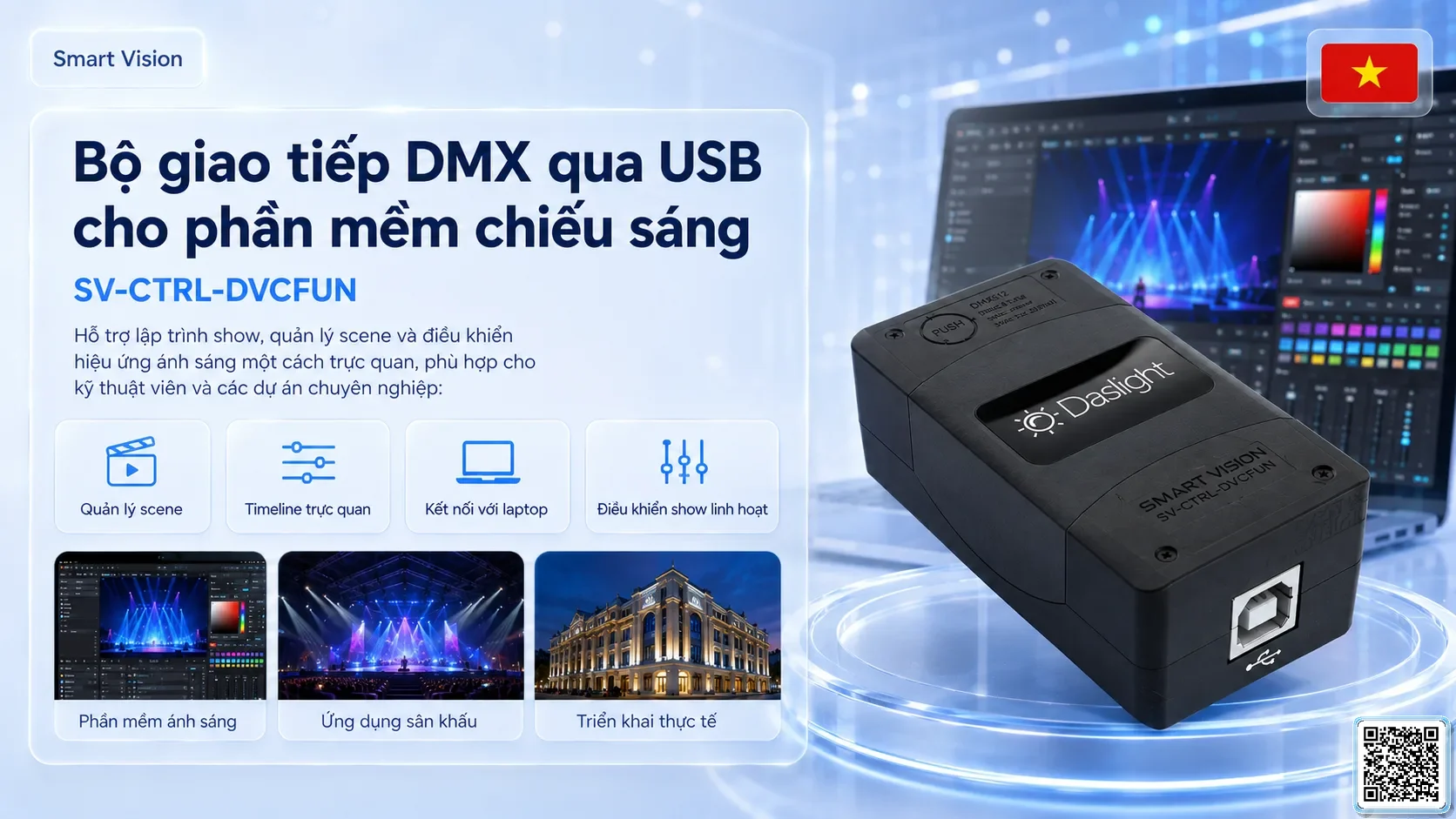 SV-CTRL-DVCFUN SV-CTRL-DVCFUN USB-DMX512 Software Console Bộ điều khiển DMX, Nhạc nước DMX, Đèn DMX, Bơm DMX, hệ thống ánh sáng DMX