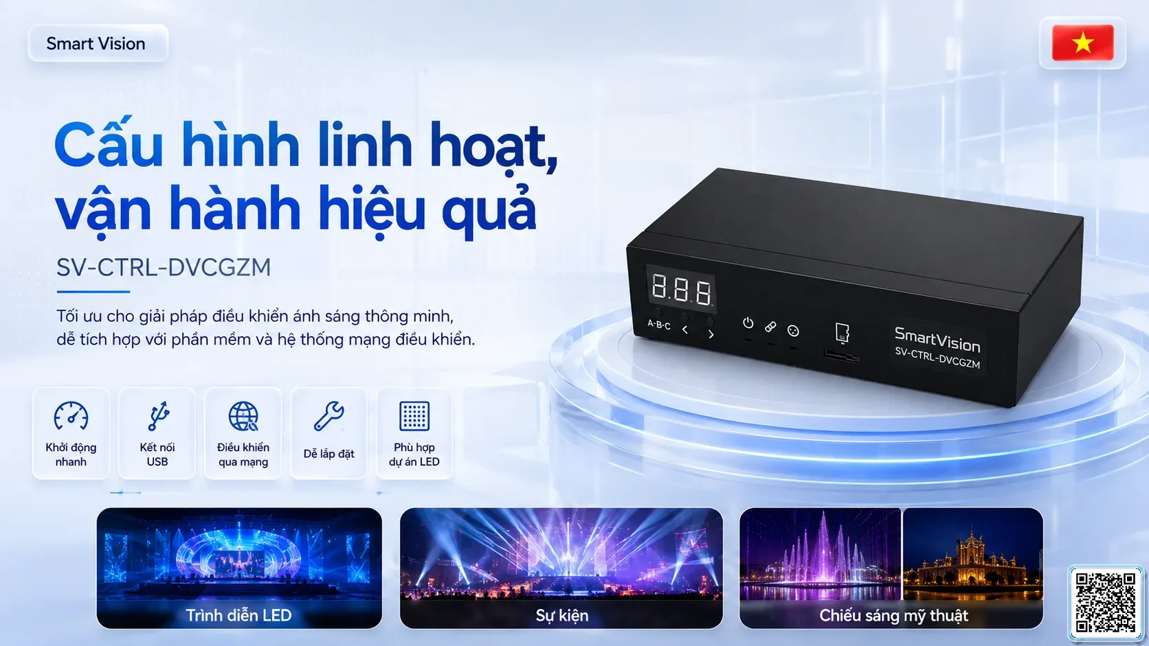 SV-CTRL-DVCGZM SV-CTRL-DVCGZM Network / USB-DMX Lighting Console Bộ điều khiển DMX, Nhạc nước DMX, Đèn DMX, Bơm DMX, hệ thống ánh sáng DMX