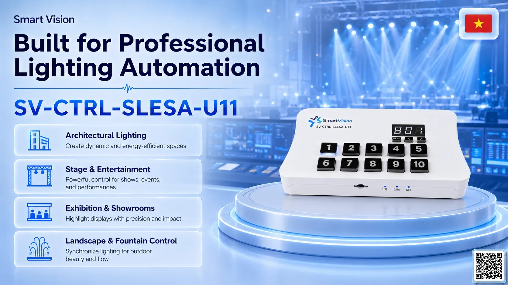 SV-CTRL-SLESA-U11 SV-CTRL-SLESA-U11 Network / USB-DMX Controller DMX Controller, DMX fountain, DMX Nozzle, DMX Pumps, DMX software, DMX Lighting