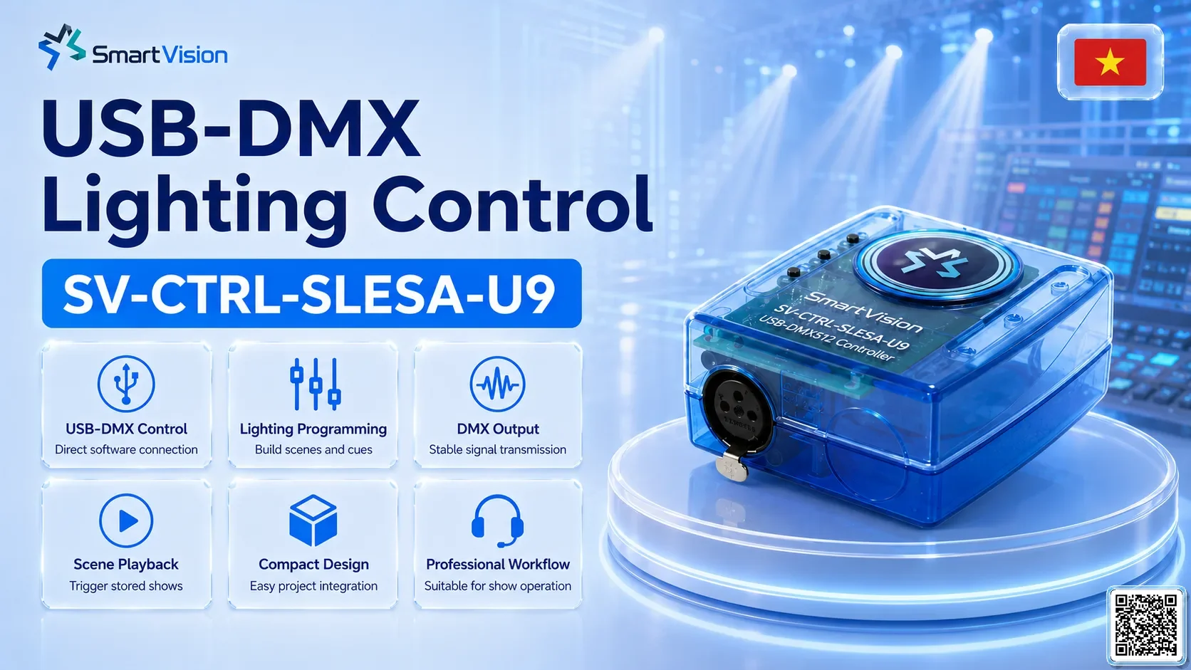 SV-CTRL-SLESA-U9 SV-CTRL-SLESA-U9 USB-DMX512 Controller DMX Controller, DMX fountain, DMX Nozzle, DMX Pumps, DMX software, DMX Lighting