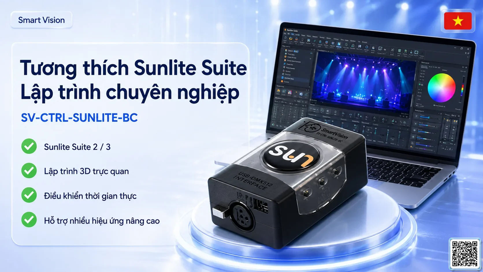 SV-CTRL-SUNLITE-BC SV-CTRL-SUNLITE-BC USB-DMX512 Software Console Bộ điều khiển DMX, Nhạc nước DMX, Đèn DMX, Bơm DMX, hệ thống ánh sáng DMX