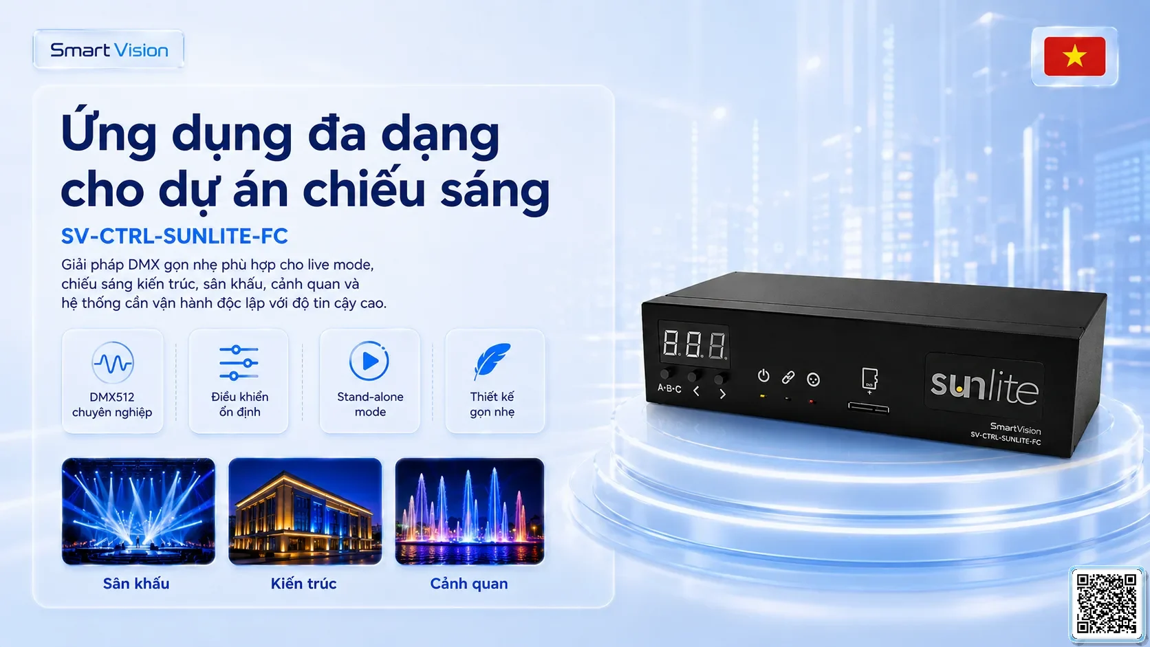 SV-CTRL-SUNLITE-EC SV-CTRL-SUNLITE-EC Network / USB-DMX Standalone Console Bộ điều khiển DMX, Nhạc nước DMX, Đèn DMX, Bơm DMX, hệ thống ánh sáng DMX