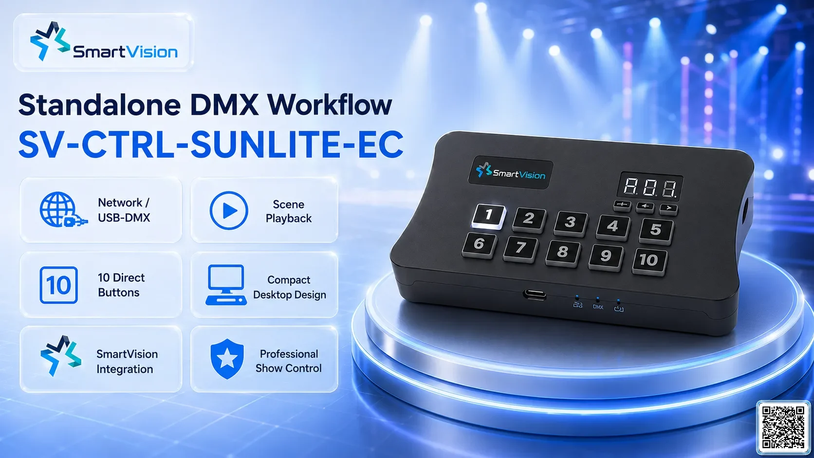 SV-CTRL-SUNLITE-FC SV-CTRL-SUNLITE-FC Network / USB-DMX Lighting Console DMX Controller, DMX fountain, DMX Nozzle, DMX Pumps, DMX software, DMX Lighting