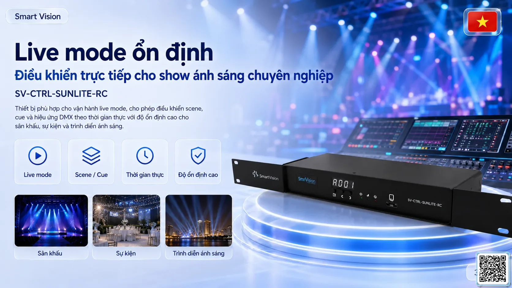 SV-CTRL-SUNLITE-RC SV-CTRL-SUNLITE-RC Network / USB-DMX Lighting Console Bộ điều khiển DMX, Nhạc nước DMX, Đèn DMX, Bơm DMX, hệ thống ánh sáng DMX