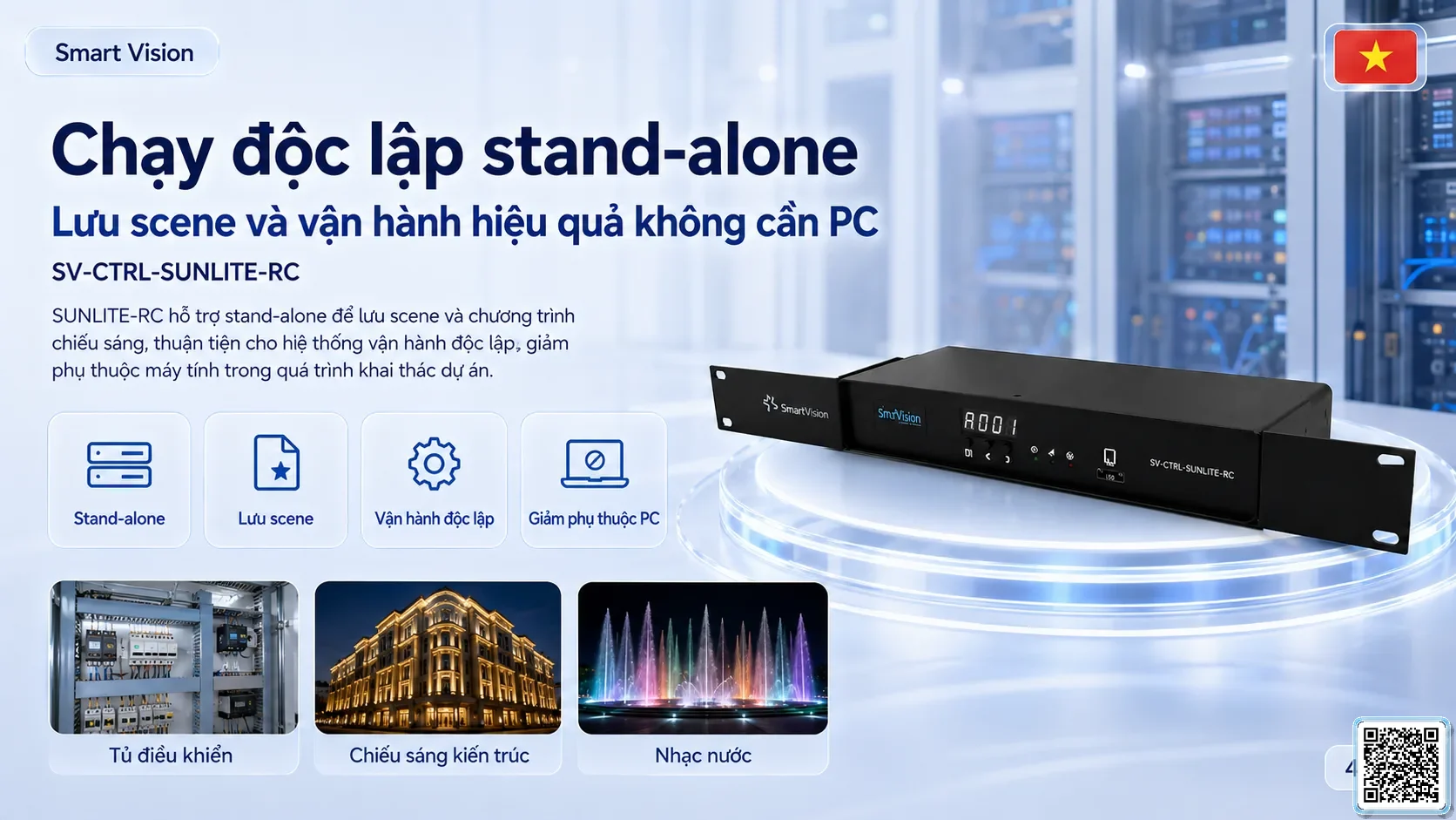 SV-CTRL-SUNLITE-RC SV-CTRL-SUNLITE-RC Network / USB-DMX Lighting Console Bộ điều khiển DMX, Nhạc nước DMX, Đèn DMX, Bơm DMX, hệ thống ánh sáng DMX