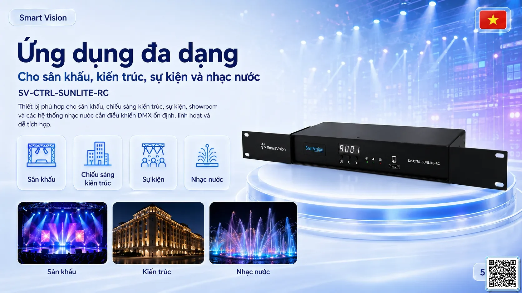 SV-CTRL-SUNLITE-RC SV-CTRL-SUNLITE-RC Network / USB-DMX Lighting Console Bộ điều khiển DMX, Nhạc nước DMX, Đèn DMX, Bơm DMX, hệ thống ánh sáng DMX