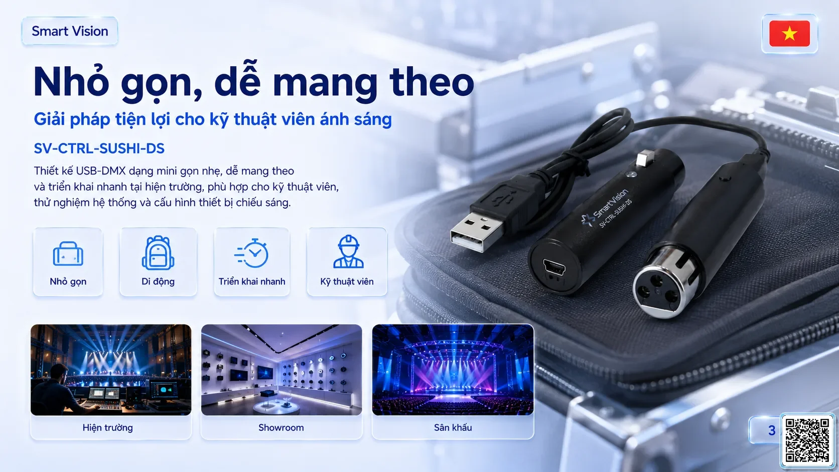 SV-CTRL-SUSHI-DS SV-CTRL-SUSHI-DS USB-DMX512 Controller Bộ điều khiển DMX, Nhạc nước DMX, Đèn DMX, Bơm DMX, hệ thống ánh sáng DMX