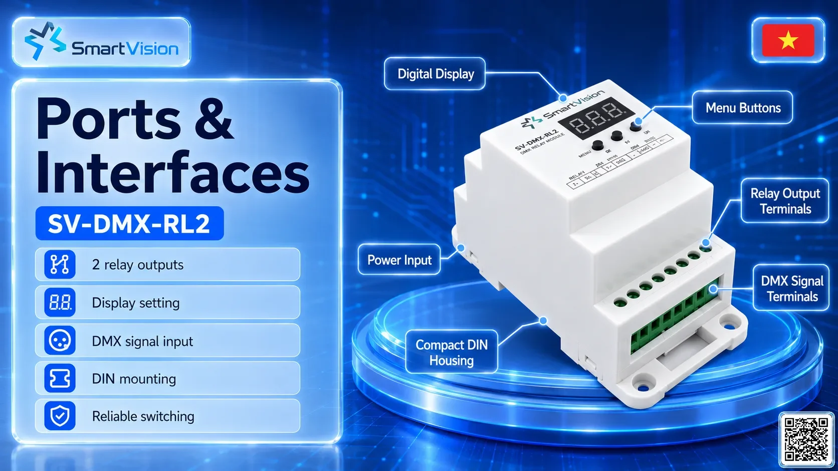 SV-DMX-RL2 SV-DMX-RL2 2-Channel DMX Relay DMX Controller, DMX fountain, DMX Nozzle, DMX Pumps, DMX software, DMX Lighting
