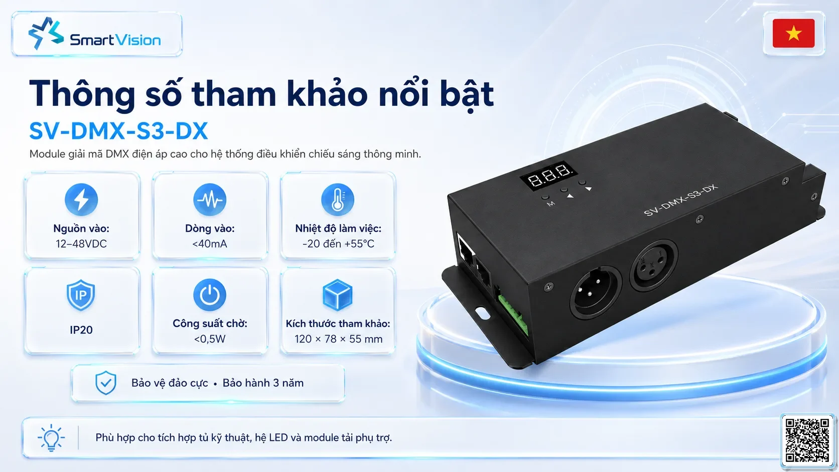 SV-DMX-S3-DX SV-DMX-S3-DX DMX High-Voltage Decoder Bộ điều khiển DMX, Nhạc nước DMX, Đèn DMX, Bơm DMX, hệ thống ánh sáng DMX