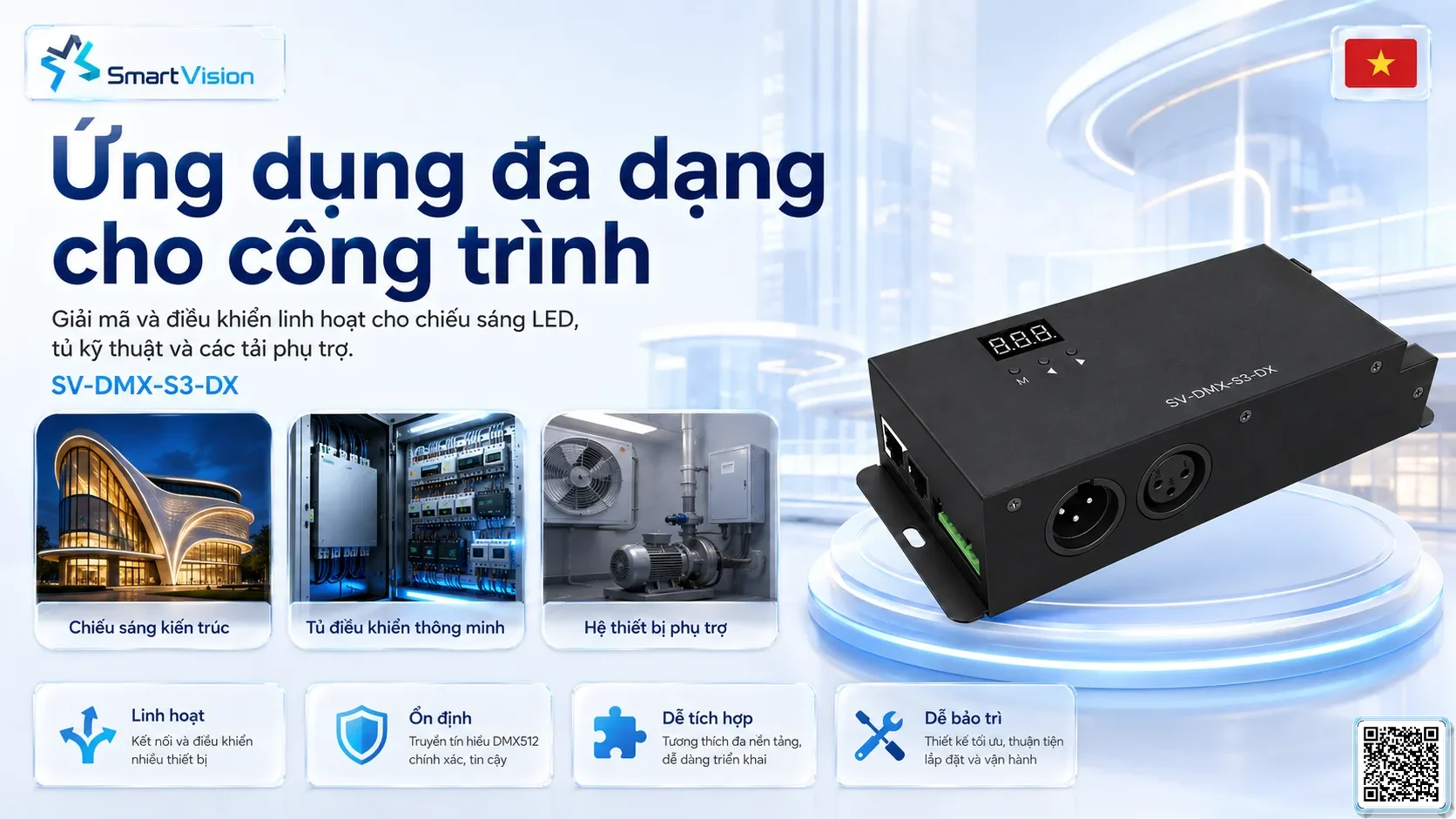 SV-DMX-S3-DX SV-DMX-S3-DX DMX High-Voltage Decoder Bộ điều khiển DMX, Nhạc nước DMX, Đèn DMX, Bơm DMX, hệ thống ánh sáng DMX