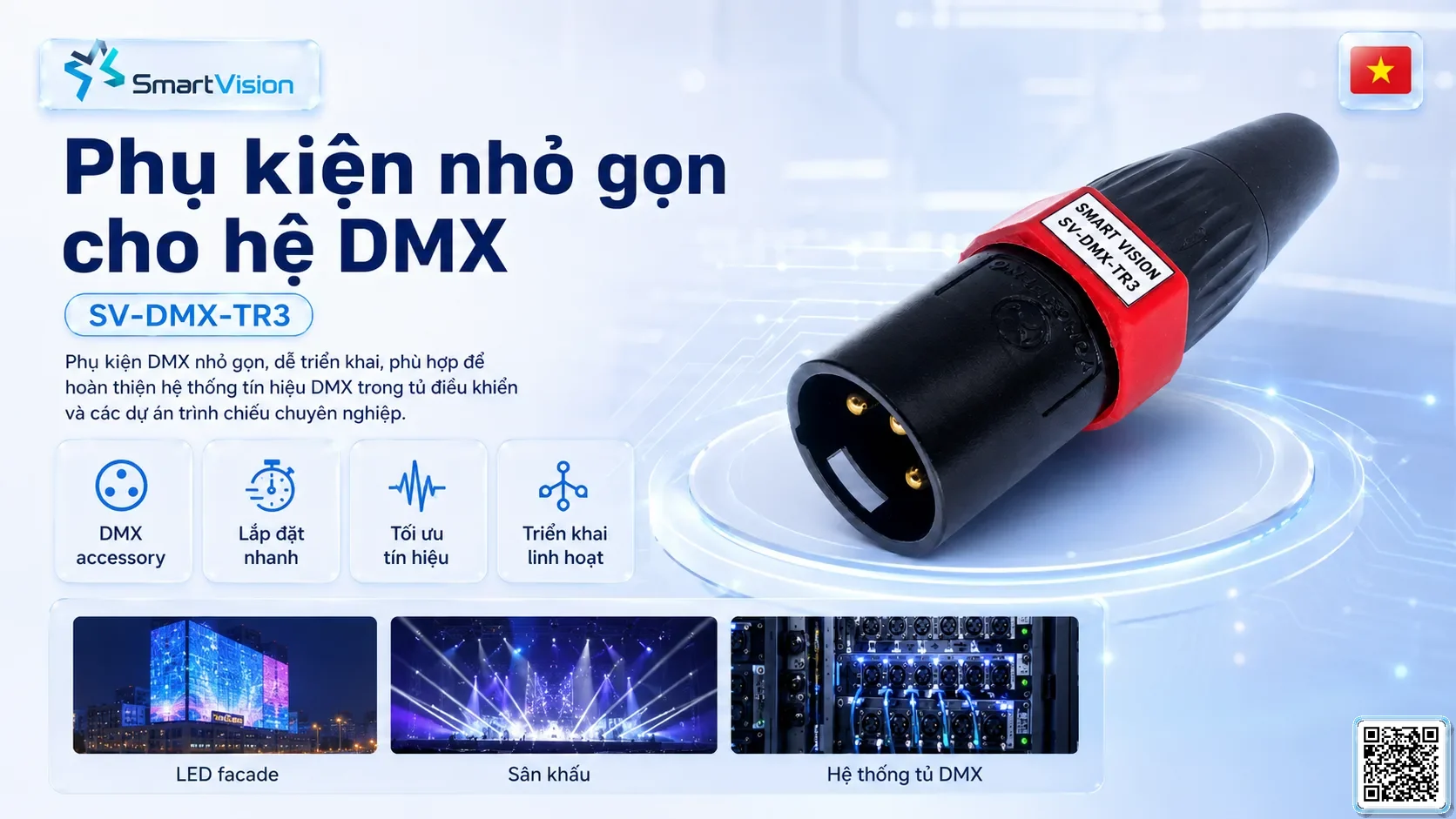 SV-DMX-TR3 SV-DMX-TR3 DMX Terminator Bộ điều khiển DMX, Nhạc nước DMX, Đèn DMX, Bơm DMX, hệ thống ánh sáng DMX
