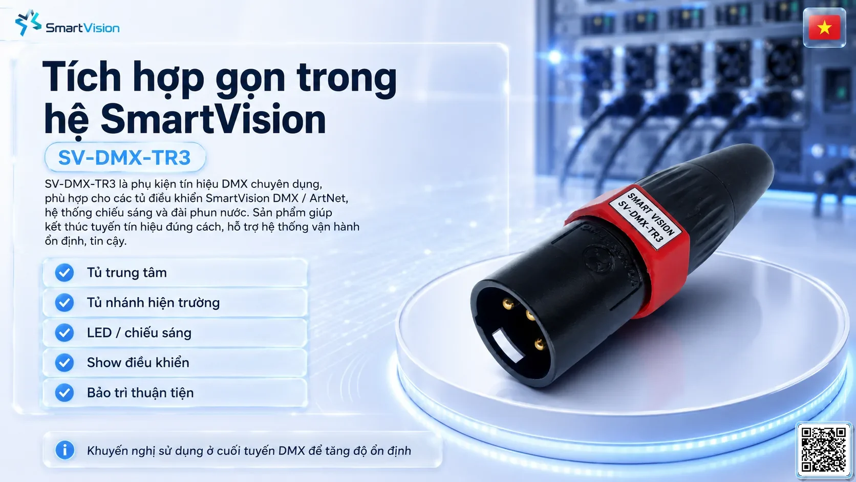 SV-DMX-TR3 SV-DMX-TR3 DMX Terminator Bộ điều khiển DMX, Nhạc nước DMX, Đèn DMX, Bơm DMX, hệ thống ánh sáng DMX