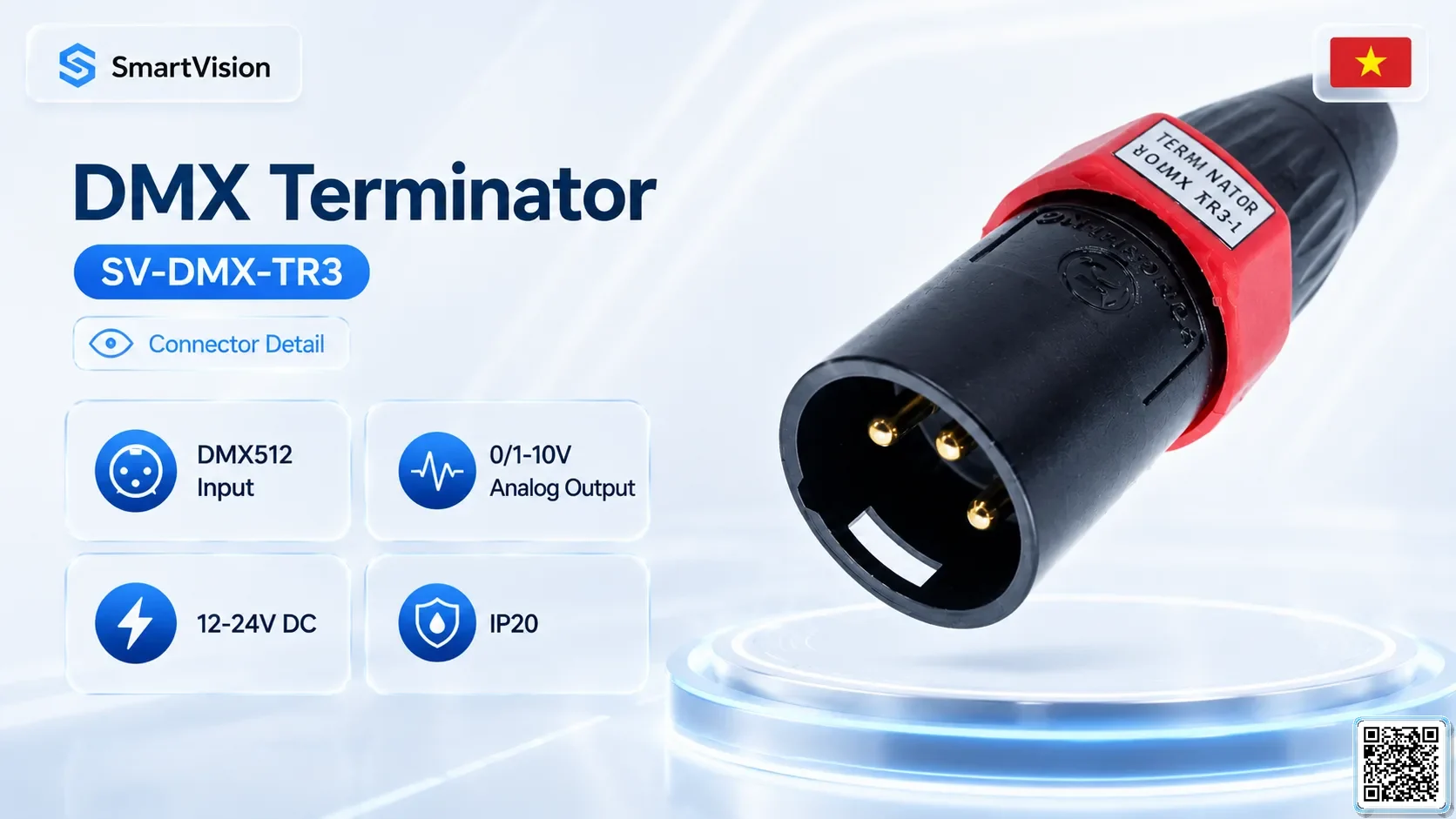 SV-DMX-TR3 SV-DMX-TR3 DMX Terminator DMX Controller, DMX fountain, DMX Nozzle, DMX Pumps, DMX software, DMX Lighting