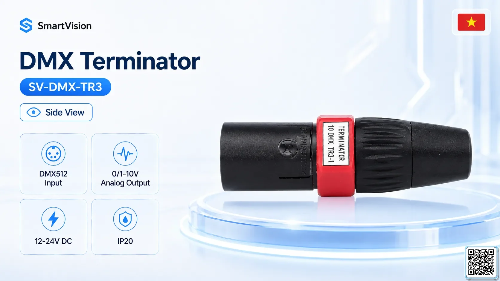 SV-DMX-TR3 SV-DMX-TR3 DMX Terminator DMX Controller, DMX fountain, DMX Nozzle, DMX Pumps, DMX software, DMX Lighting