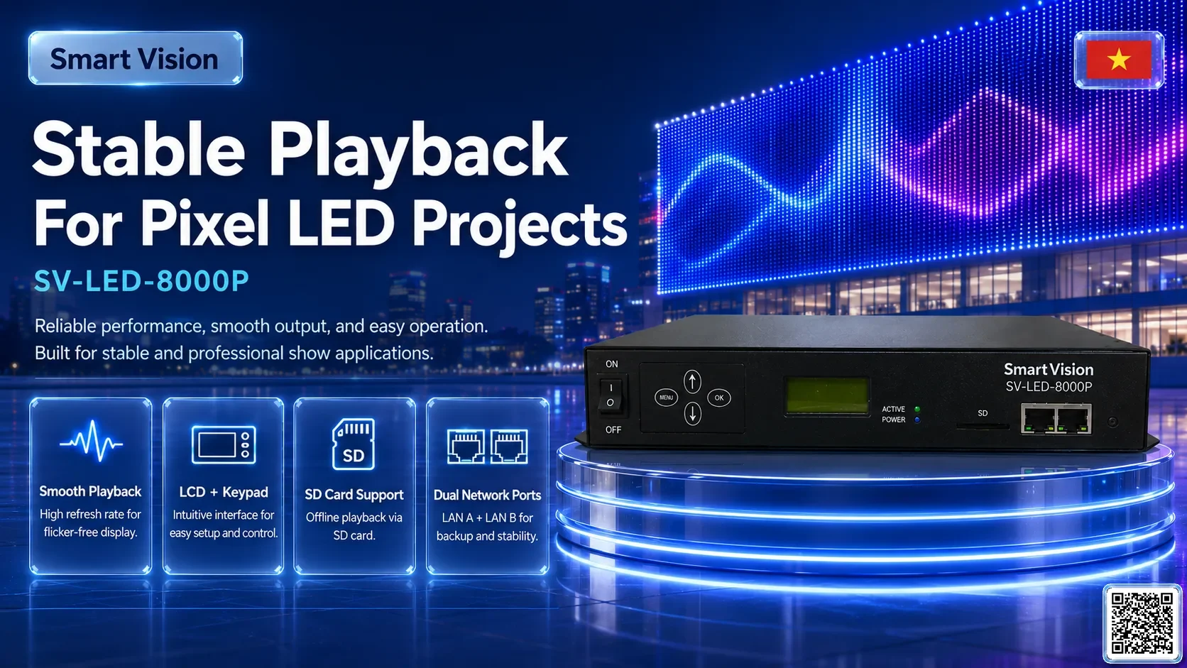 SV-LED-8000P SV-LED-8000P LED Master Controller DMX Controller, DMX fountain, DMX Nozzle, DMX Pumps, DMX software, DMX Lighting