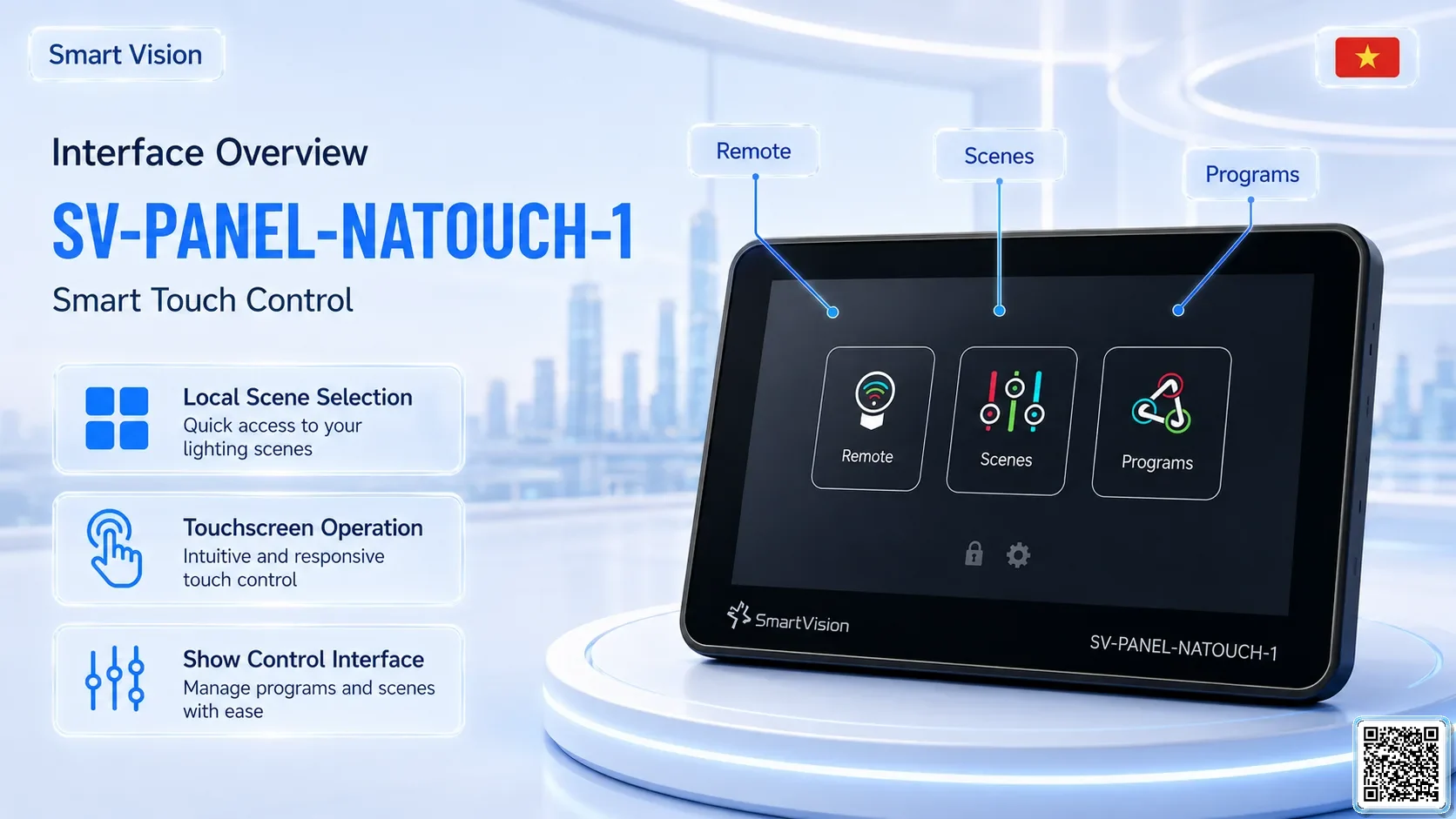 SV-PANEL-NATOUCH-1 SV-PANEL-NATOUCH-1 7-inch DMX Touch Screen DMX Controller, DMX fountain, DMX Nozzle, DMX Pumps, DMX software, DMX Lighting