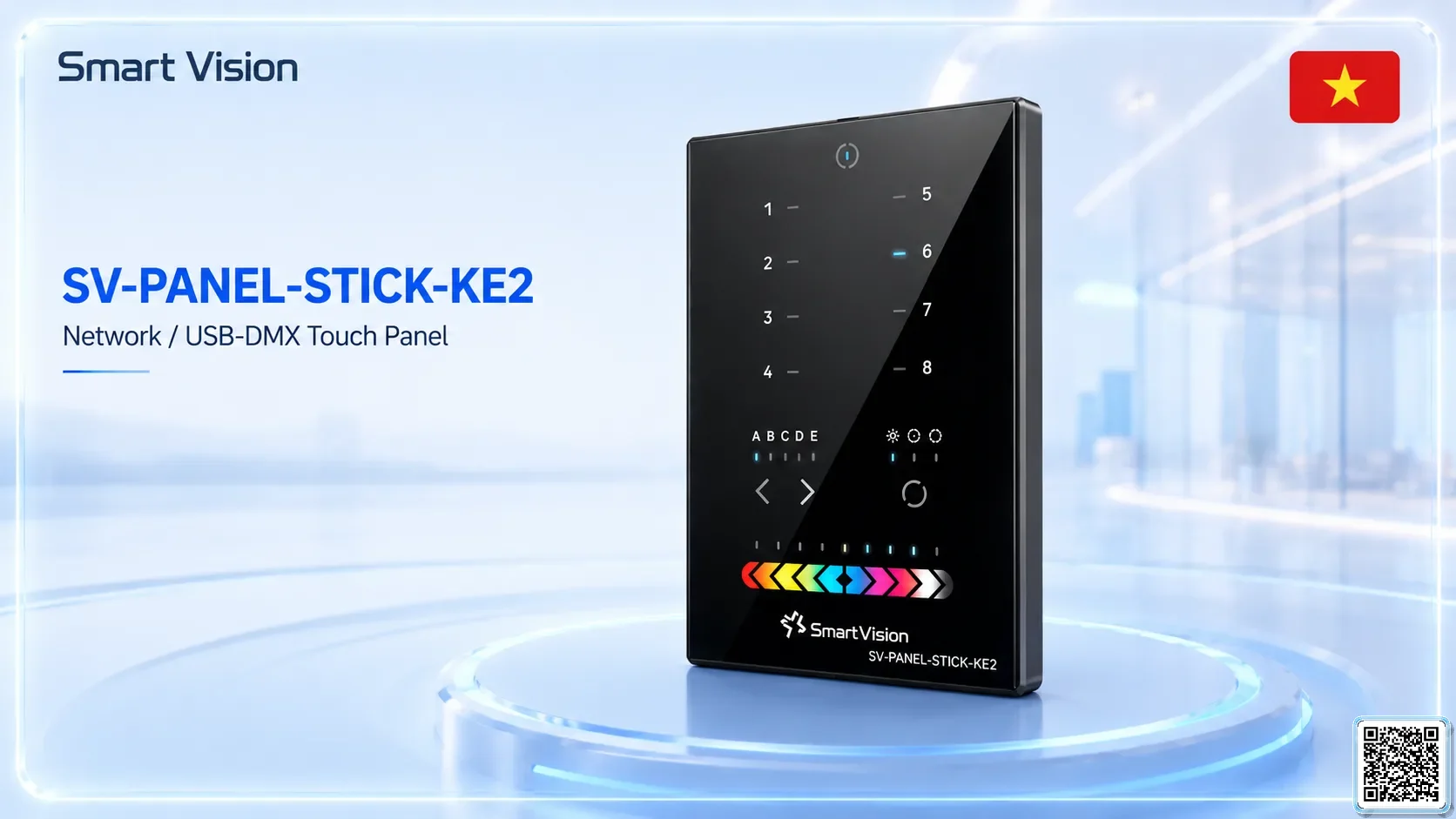 SV-PANEL-STICK-KE2 SV-PANEL-STICK-KE2 Network / USB-DMX Touch Panel DMX Controller, DMX fountain, DMX Nozzle, DMX Pumps, DMX software, DMX Lighting