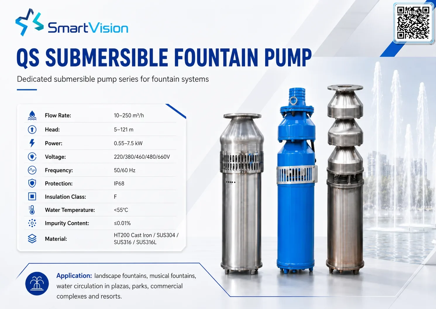 SV-PMP-QS Main / Hero image SmartVision water show equipment SV-PMP-QS Main / Hero image SmartVision water show equipment
