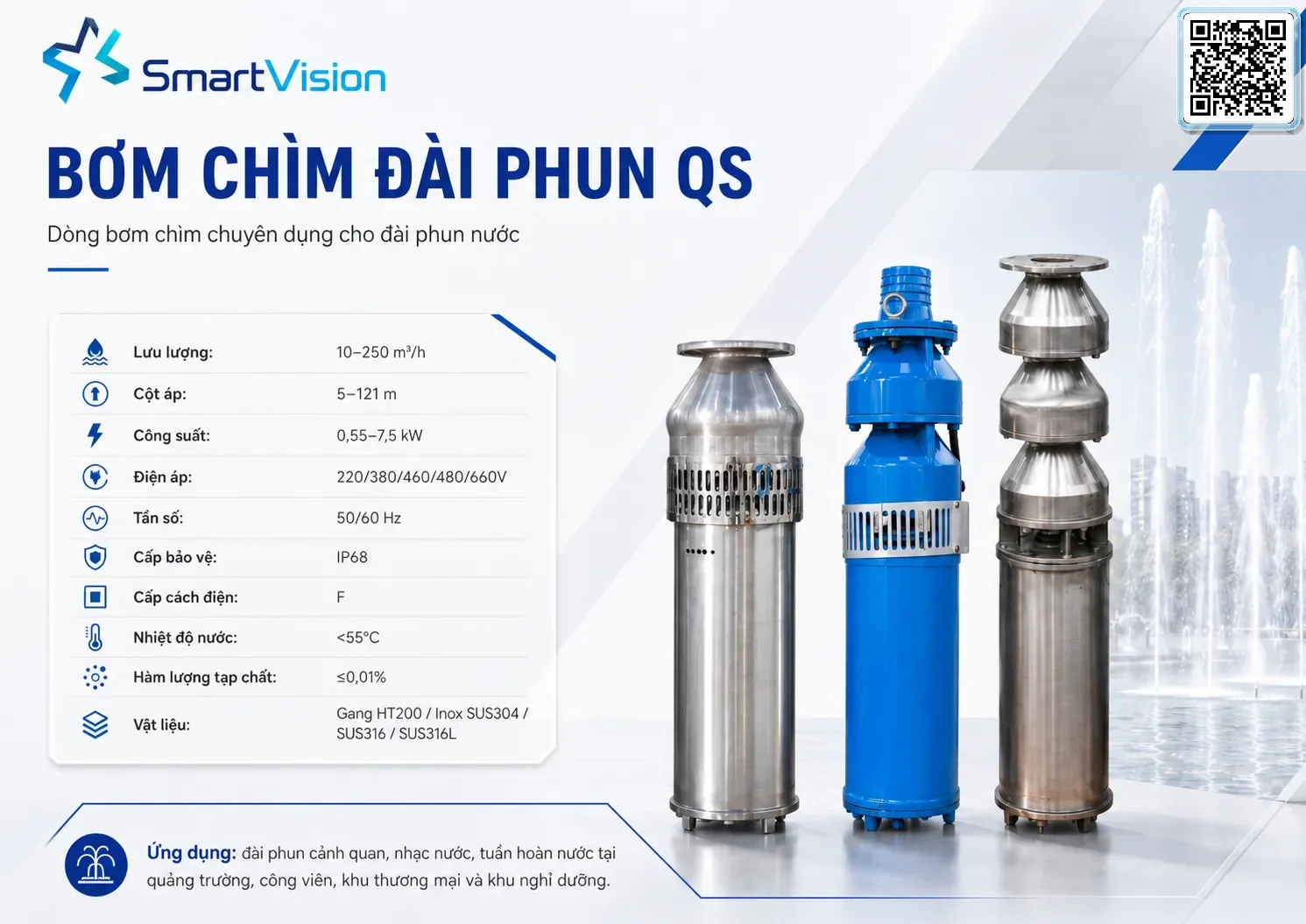 SV-PMP-QS Main / Hero image SmartVision water show equipment SV-PMP-QS Main / Hero image SmartVision water show equipment