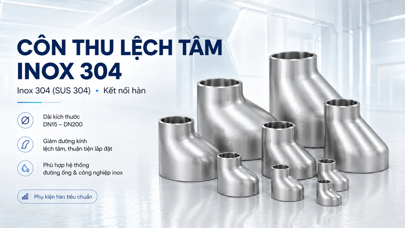 SUS304 Eccentric Reducer