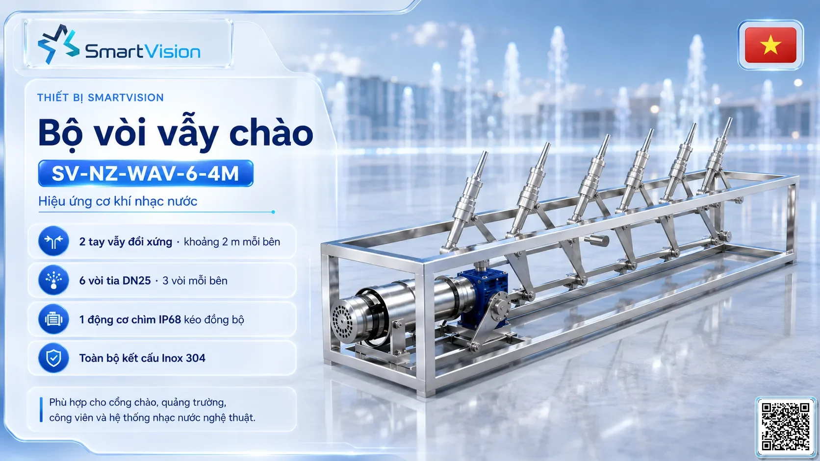SV-NZ-WAV Bộ vòi vẫy chào