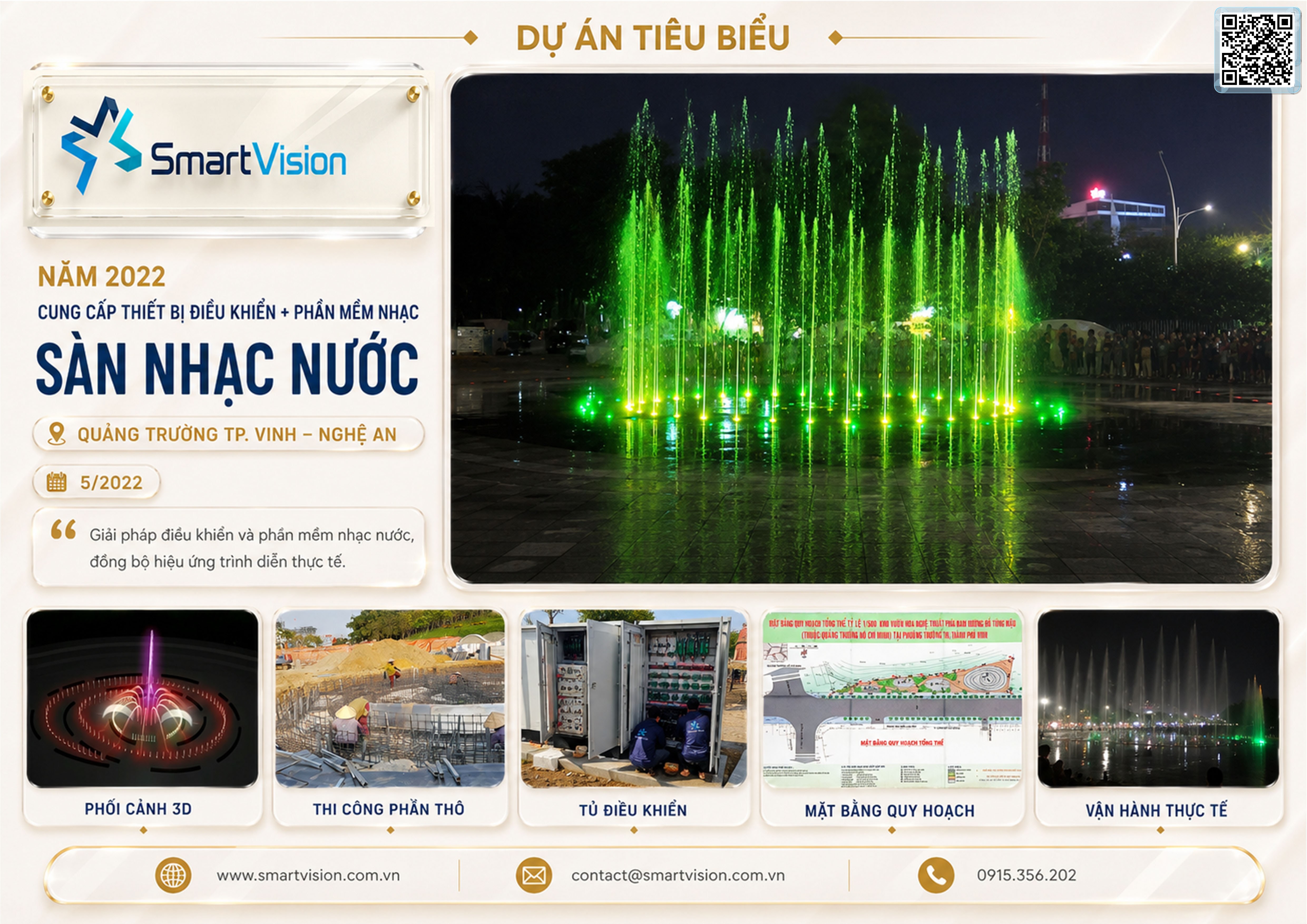Sàn Nhạc Nước Quảng Trường TP. Vinh – Nghệ An